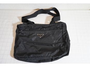 PRADA BLACK TRAVEL LAPTOP BAG