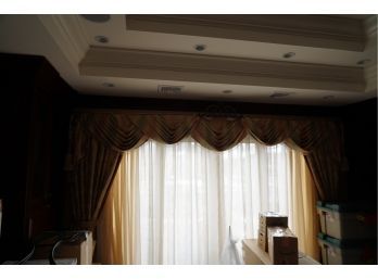 CUSTOM LONG CURTAINS WITH DRAWSTRING