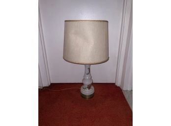 VINTAGE GLASS LAMP