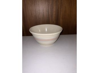 VINTAGE LARGE STONEWARE MIXING BOWL