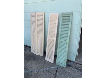 LOT OF  WOODEN SHUTTERS GREAT FOR A PROJECT