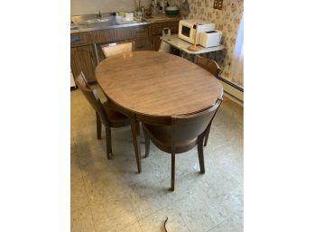 VINTAGE MID CENTURY KITCHEN TABLE AND CHAIRS