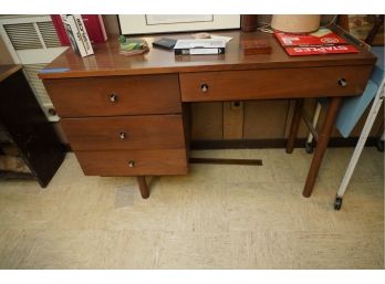 MID-CENTURY 4 DRAWERS DESK