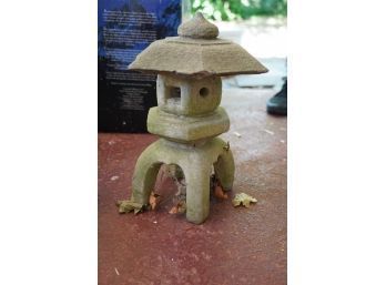 OUTDOOR CEMENT STAUE (READ INFO) 15IN HIGH