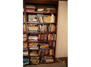 MASSIVE BUNDLE DEAL OF 2 FILLED BOOK SHELVES INCLUDING SHELVES