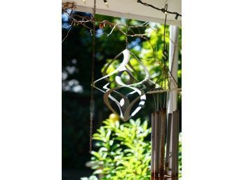 VINTAGE METAL OUTDOOR DECORATION Including Windchime