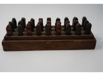 ANTIQUE TOOL DRILL PRISS LETTERS SET