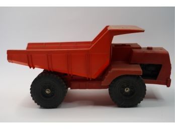 BRIGHT RED VINTAGE TOY TRUCK