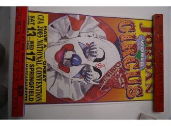 2003 JORDAN WORLD CIRCUS PAPER ADVERTISEMENT