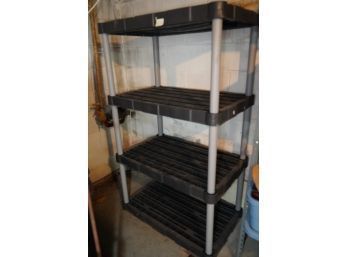 EVERYONE NEEDS ONE! BLACK AND GRAY PLASTIC RACK