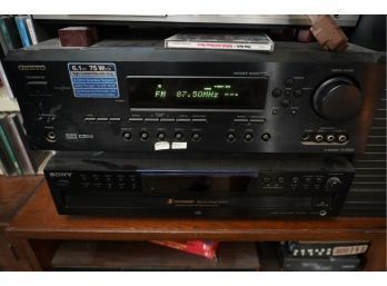 WORKING VINTAGE ONKYO AV RECEIVER TX-SR502 ONLY!