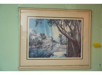 TITLE 'EATON ST. KEY WEST' PRINT SIGNED AND #297/1000