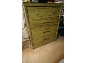 7 DRAWERS VINTAGE GREEN COLOR  TALL BOY