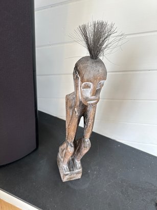 Antique Old African Wood Sculpture