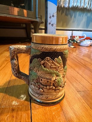 Vintage Beer Stein Canada Niagara Falls Ceramic Mug With Handle
