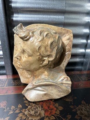 Bust Of Head Sculpture