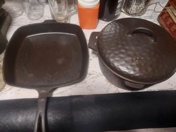 Vintage Cast Iron Hammered Cookware