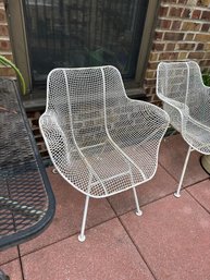 Set Of 2 Vintage Woodard 'Sculptura' Patio Arm Chairs Mcm Mid Century Modern #3