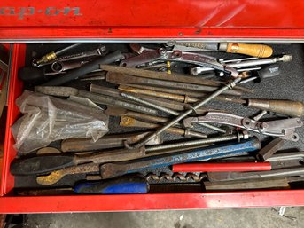 Lot Of Tools Chisels, Screwdrivers, Stakes & More