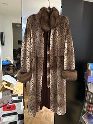 Fur Coat With M&R Sown Initials