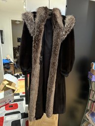 Fur Coat (5) With Sown Initials