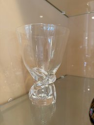 Steuben Mid Century Donald Pollard Crystal Glass Vase