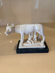 Vintage Capitoline Rome Wolf Statue