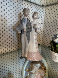 Vintage Lladro Wedding Couple Figurine