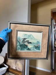 Vintage Watercolor Chinese Painting