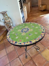 Stunning Tile Table In Green