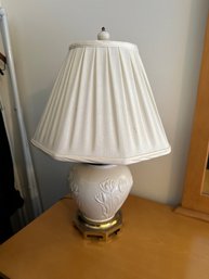 Vintage Porcelain Brass Table Lamp