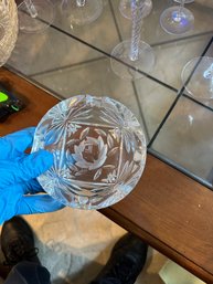 Crystal Glass Ashtray Bowl