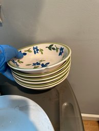 Set Of 6 Gibson Everyday Bowls Some Chipped