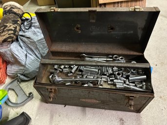 Vintage Craftsman Tools And Chest