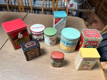 Antique Tin Containers (#3)