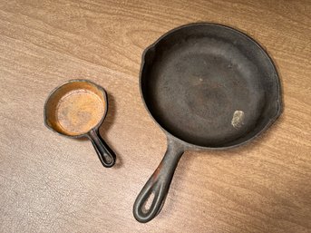 Vintage BSR Birmingham Stove And Vintage Mini Cast Iron Skillet Pan