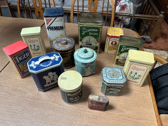 Antique Tin Containers (#2)