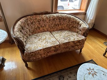 Antique French Style Provincial Loveseat