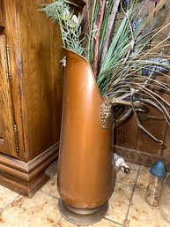 Vintage Plant Stand, Tall Coal Bucket Made In Holland