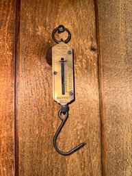 Pocket Balance Registered Made In Germany Hanging Weight 25 Lbs Scale