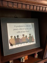 A Grandparent Is A Little Bit Parent, A Little Bit Teacher, And A Little Bit Best Friend Frame