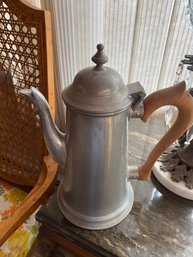 Vintage Stieff Pewter Teapot Atc P1-12 Tea Pot Pitcher