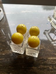 Glass Salt And Pepper Shakers