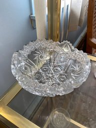 Vintage Cut Crystal Bowl