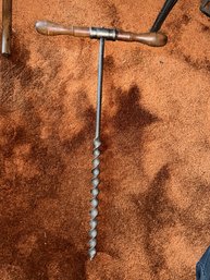 Antique T-handle Hand Auger Drill