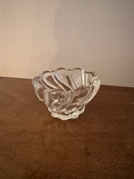 Pretty Crystal Peppermint Swirl Candle Holder