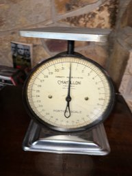 Vintage Chatillion Metal Capacity 32 Patoff Portion Scale