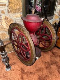 1878s Philadelphia Dual Wheel Large Hand Coffee Grinder