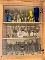 Large Collection Of Various Glassware