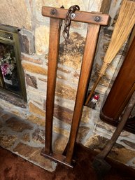 Antique Milking Lock Used To Position The Cows Head To Prevent Them From Moving While Being Milked